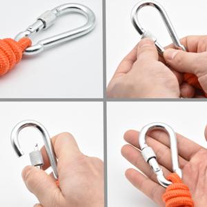 Carabiner के साथ बहुआयामी चुंबक मत्स्य पालन रेखा रस्सी नायलॉन 0