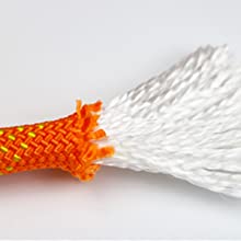 पॉलिएस्टर माउंटेन क्लाइंबिंग रस्सी 32 फीट मौसम प्रतिरोधी रस्सी 2